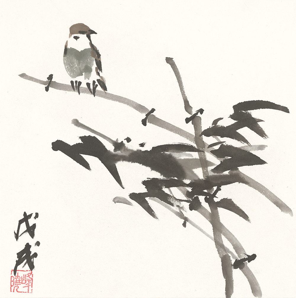 《枝头小鸟》