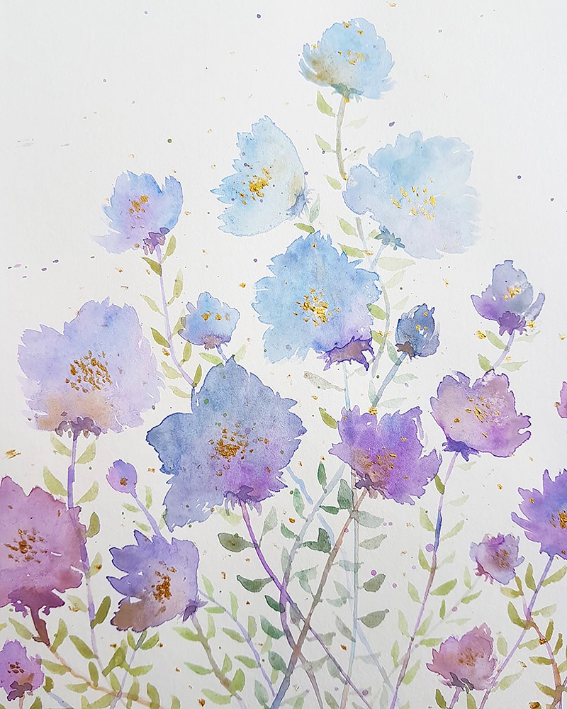 《花渐变一》
