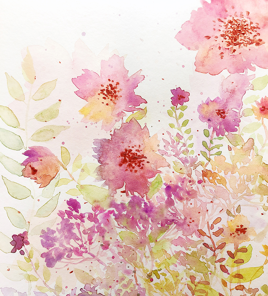 《花渐变二》
